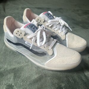 Vans White and Black Sneakers